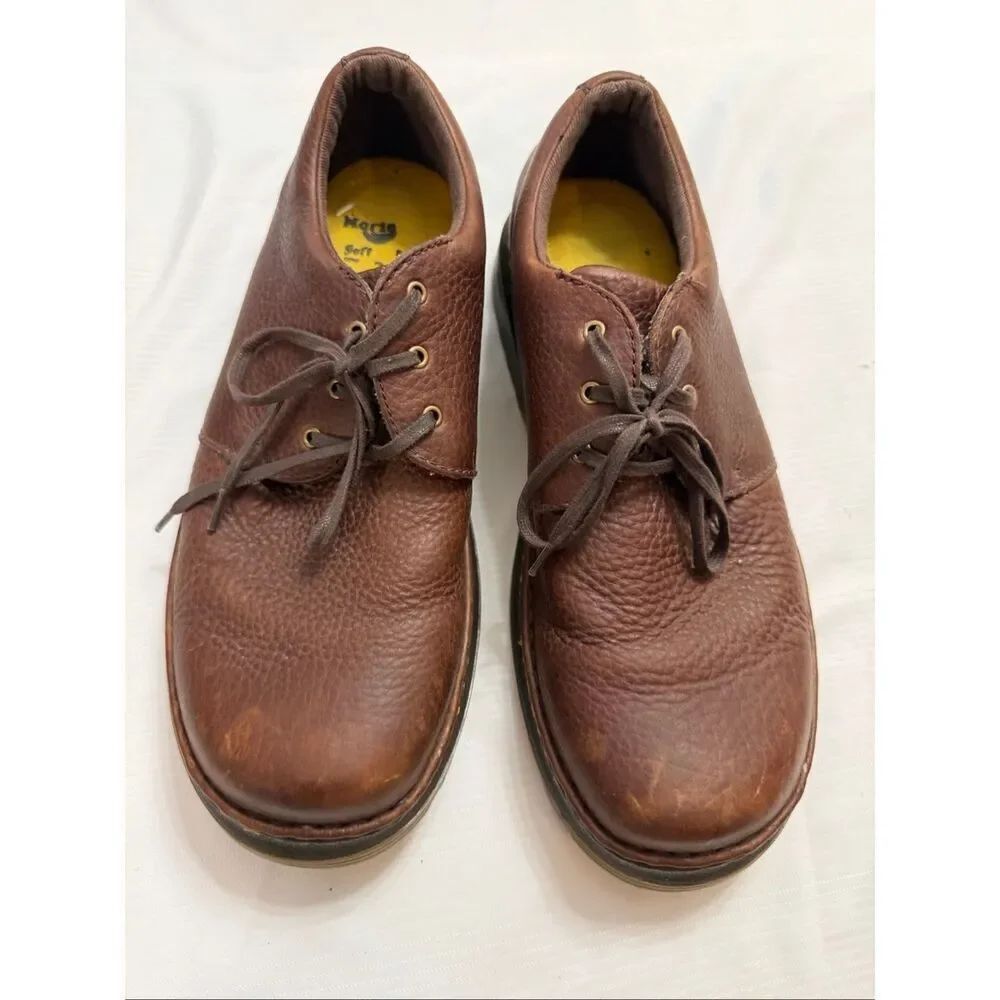 Vintage Dr. Martens Hazeldon Men’s Grizzly Leather Brown Casual Shoes US 12 M